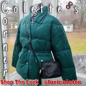 Shop The Look: J.Crew Puffer; Kate Spade Crossbody Bag